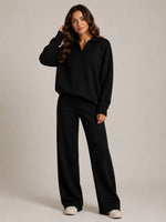 Women's 2 Piece Long Sleeve Lounge Set