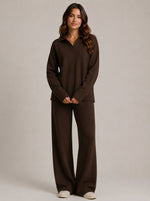 Women's 2 Piece Long Sleeve Lounge Set