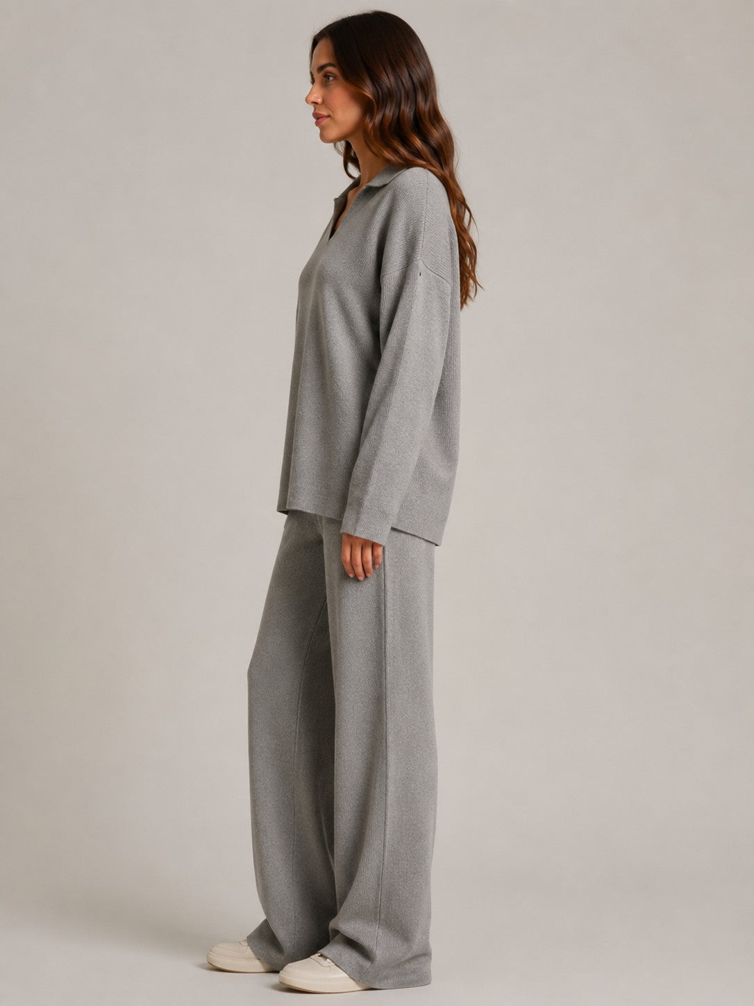 Women's 2 Piece Long Sleeve Lounge Set