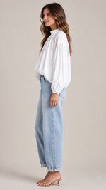 Women’s Long Sleeve High Neck Blouse