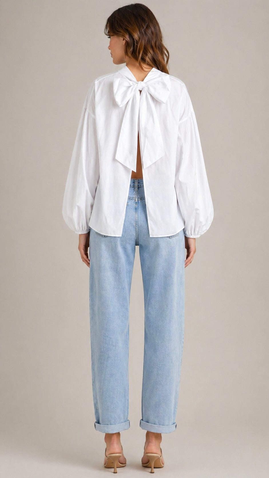 Women’s Long Sleeve High Neck Blouse