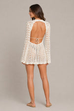 Women’s Long Sleeve Knitted Mini Dress