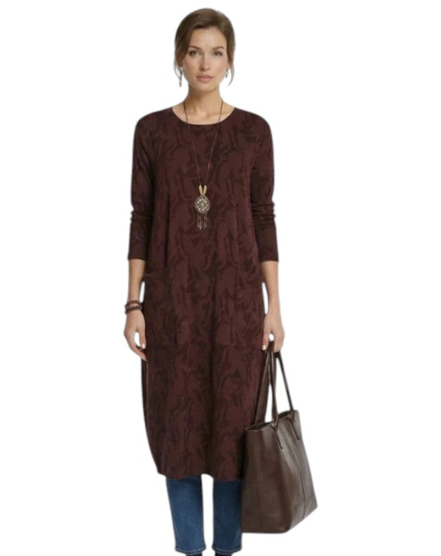 Women's Long Sleeve Pocket Dress
