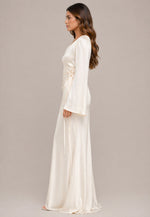 Women’s Long Sleeve Round Neck Maxi Dress