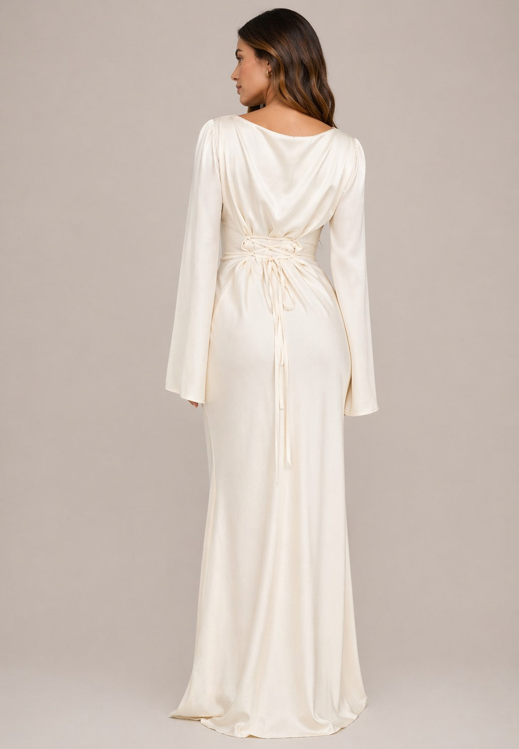 Women’s Long Sleeve Round Neck Maxi Dress