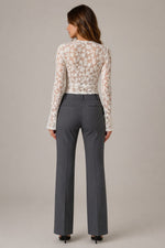 Women’s Long Sleeve V Neckline Lace Top