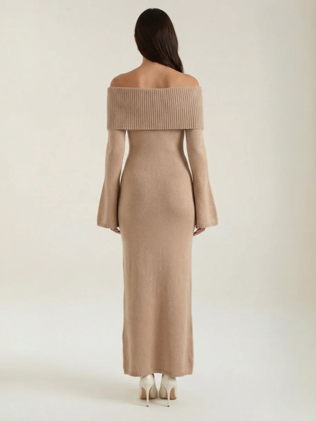 Women's Off Shoulder Long Sleeve Dress