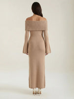 Women's Off Shoulder Long Sleeve Dress