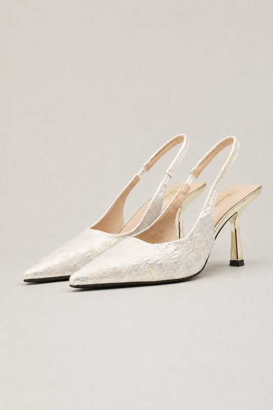 Women’s Pointed Toe Slingback High Heels