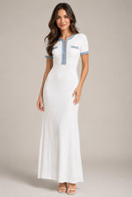 Women's Ribbed Knit Maxi Dress