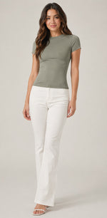 Women’s Short Sleeve Crew Neck Top