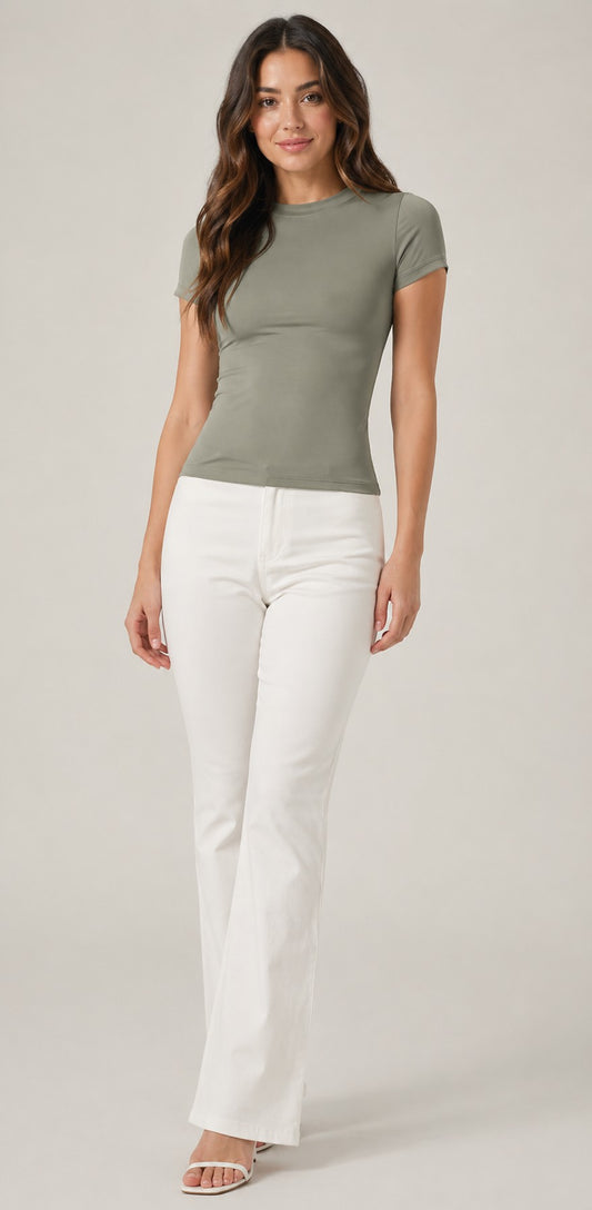 Women’s Short Sleeve Crew Neck Top