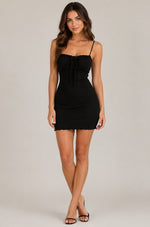 Women's Sleeveless Bodycon Thin Straps Mini Dress