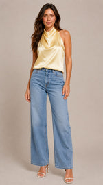 Women's Sleeveless Cowl Neck Blouse