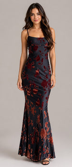 Women’s Sleeveless Floral Print Maxi Dress