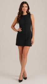 Women’s Sleeveless Front Button Mini Dress