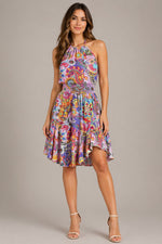 Women’s Sleeveless Halter Neck Mini Dress