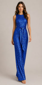 Women’s Sleeveless Round Neck Jumpsuit