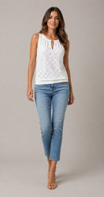 Women’s Sleeveless Round Neck Tank Top