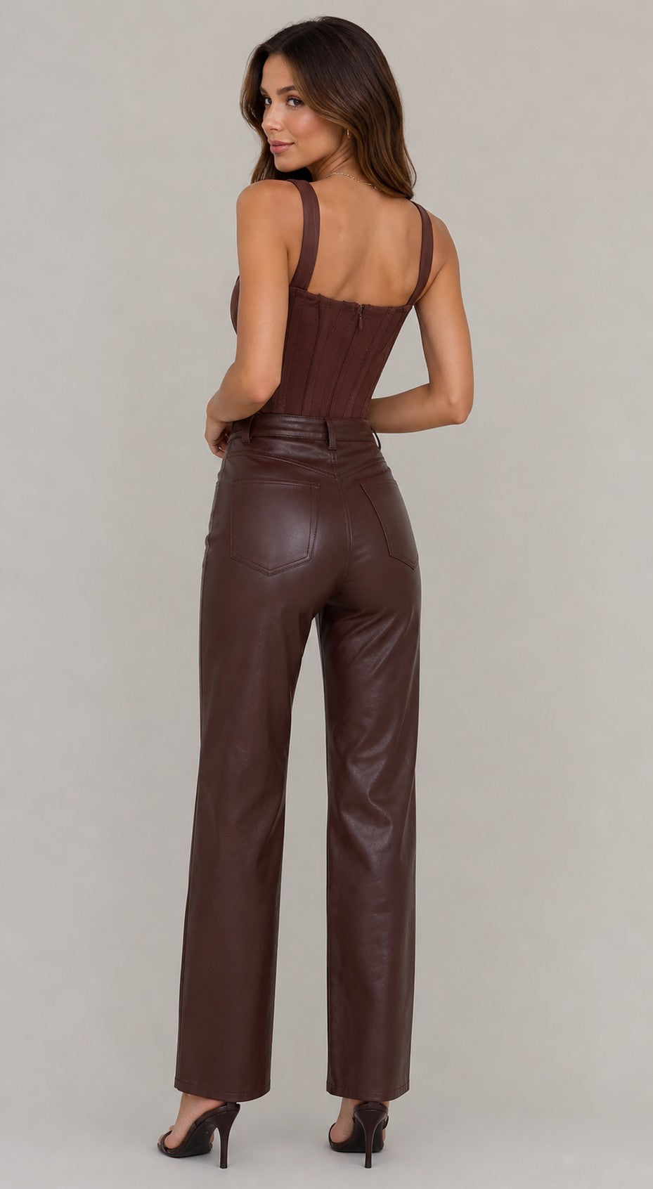 Women’s Sleeveless Square Neck Corset Top