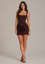 Women’s Sleeveless Square Neck Mini Dress