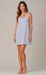 Women's Sleeveless Striped Mini Dress