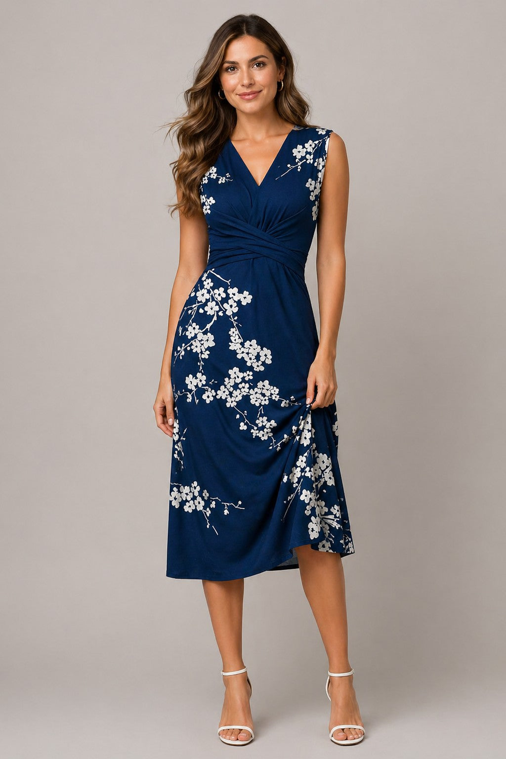 Women’s Sleeveless V-Neck Maxi Dress