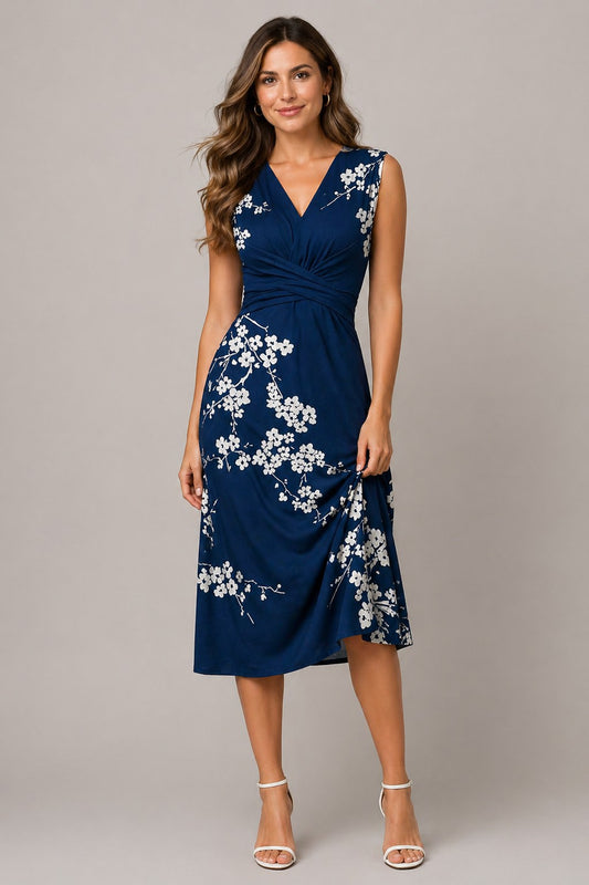 Women’s Sleeveless V-Neck Maxi Dress