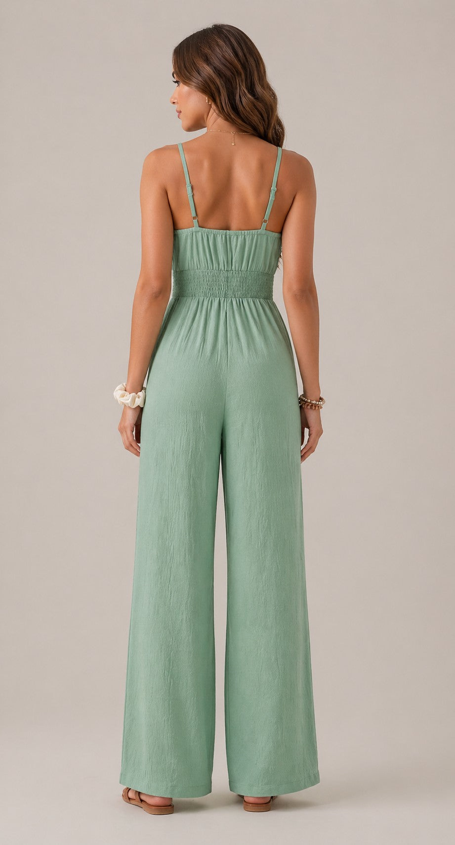 Women’s Thin Strap Wide Leg Jumpsuit