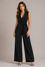 Women’s Sleeveless Wrap Jumpsuit