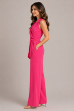 Women’s Sleeveless Wrap Jumpsuit
