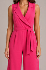 Women’s Sleeveless Wrap Jumpsuit