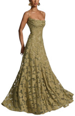 Women's Spaghetti Strap Floral Lace Dress