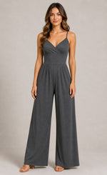 Women's Spaghetti Strap Wide-Leg Jumpsuit