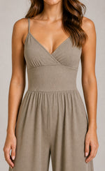 Women's Spaghetti Strap Wide-Leg Jumpsuit