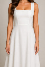 Women’s Square Neck Sleeveless Midi Dress