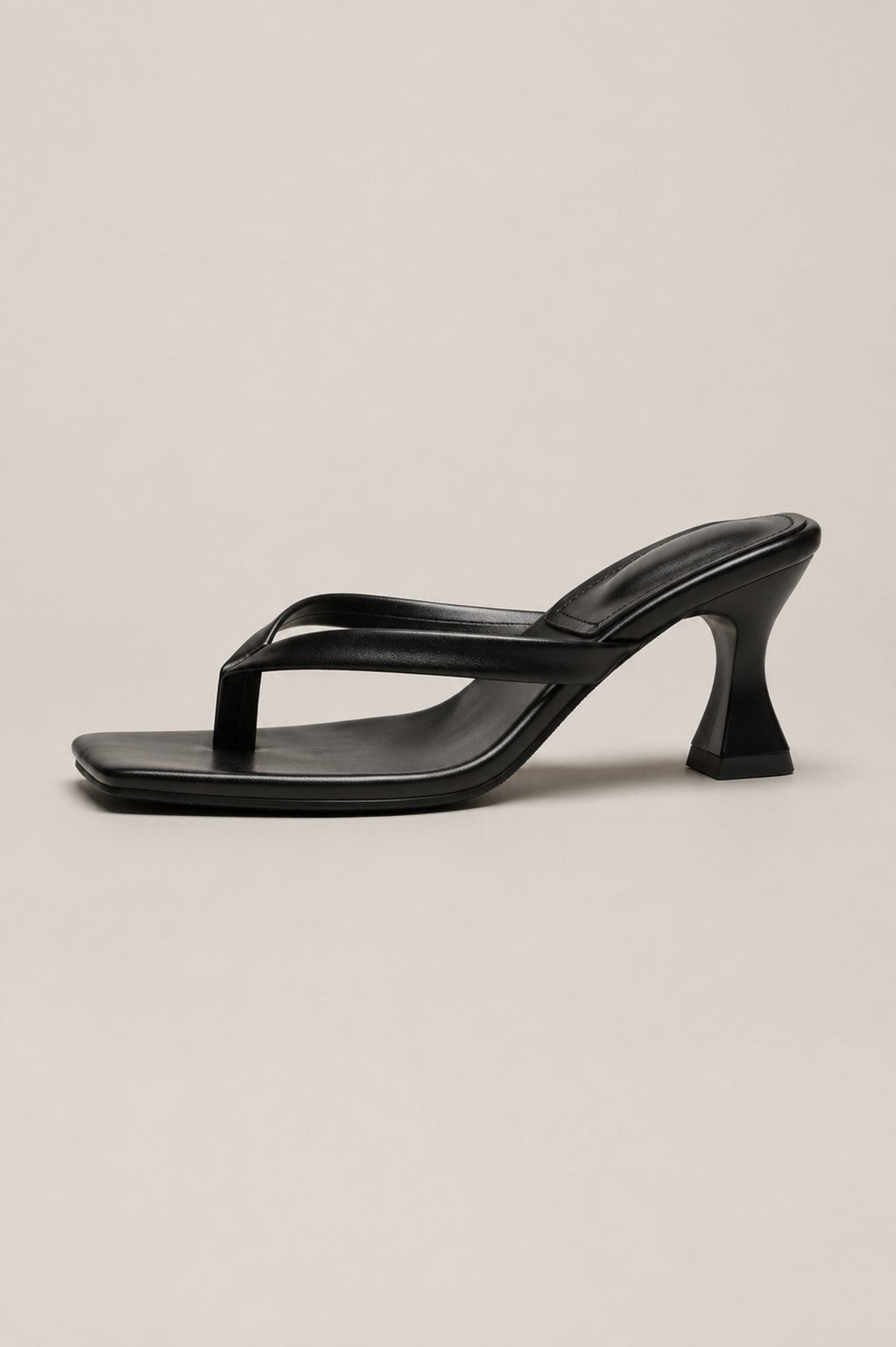 Women’s Square Toe Heeled Slide Sandals