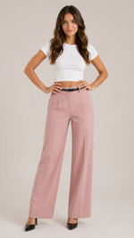 Women’s Straight Leg Belt Pants