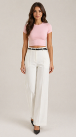 Women’s Straight Leg Belt Pants