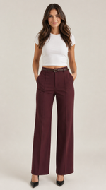 Women’s Straight Leg Belt Pants