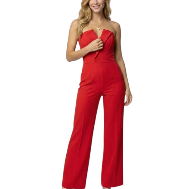 Women's Strapless Jumpsuit