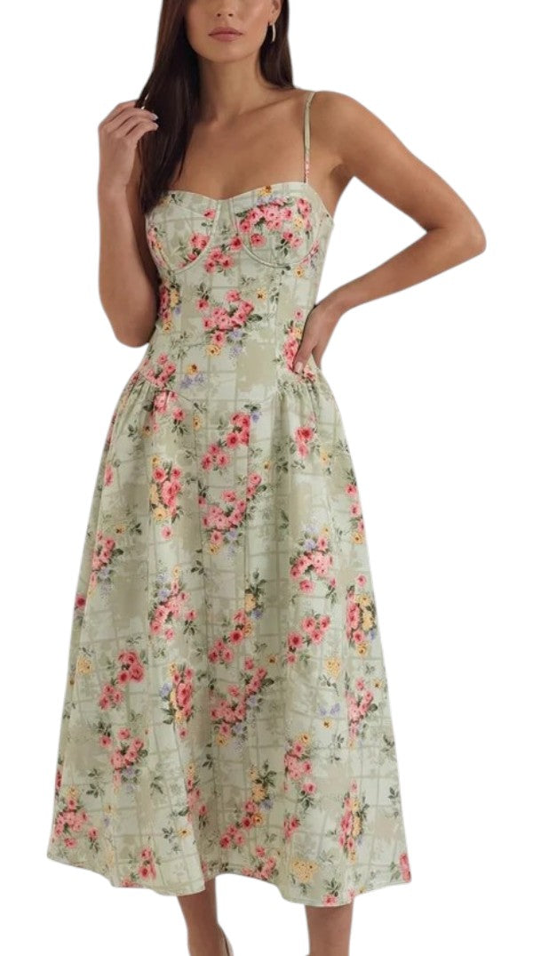 Women's Thin Strap A-Line Dress