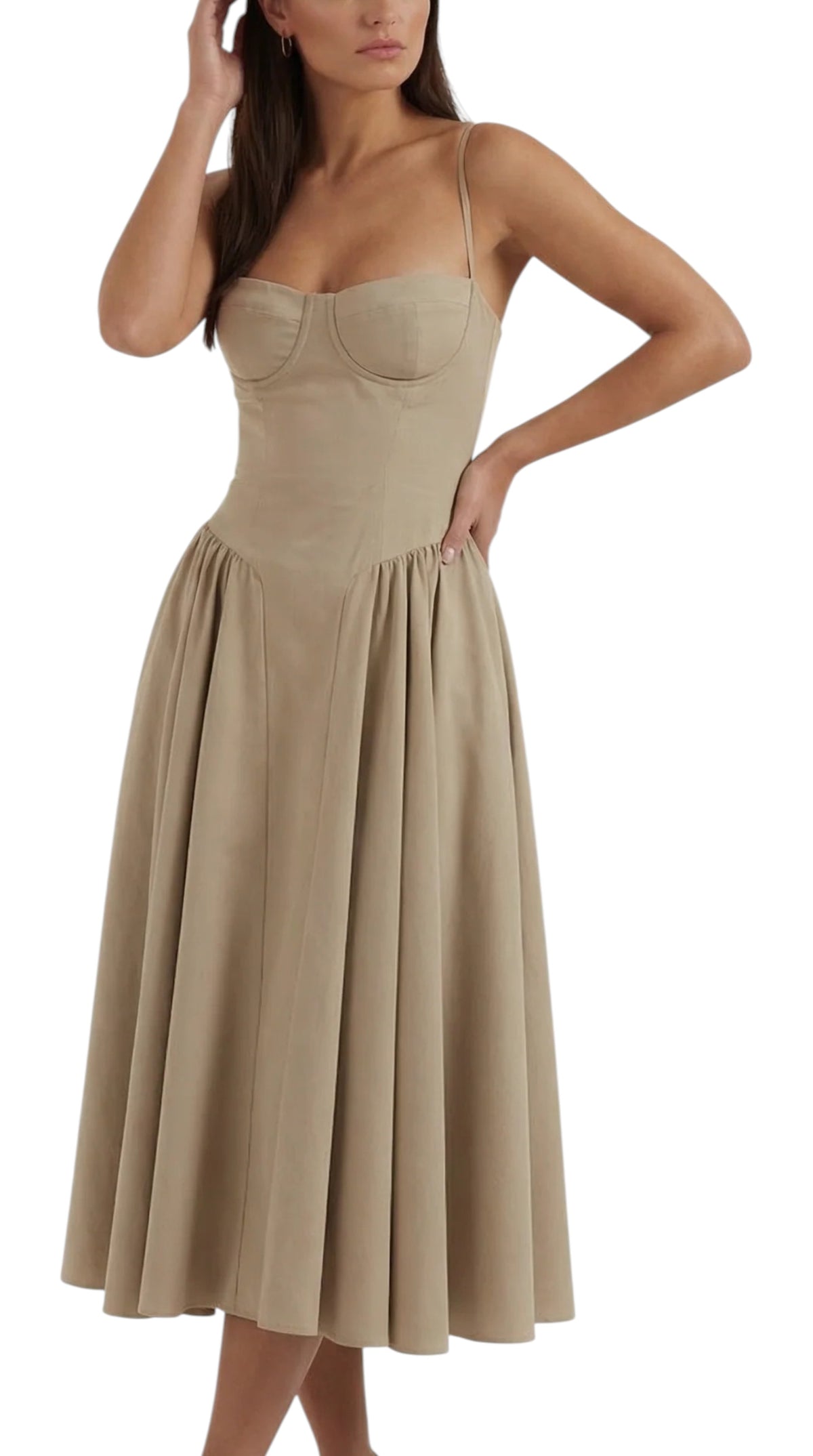 Women's Thin Strap A-Line Dress