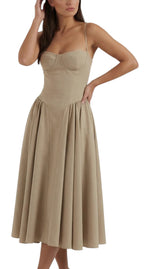 Women's Thin Strap A-Line Dress