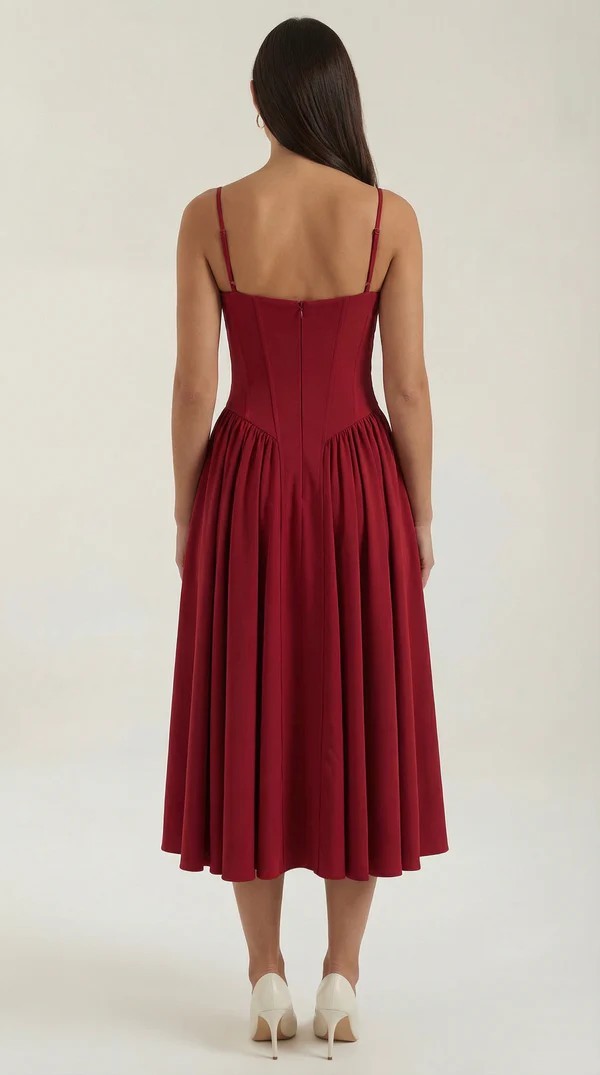 Women's Thin Strap A-Line Dress