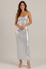 Women's Thin Strap Fitted Midi Dress