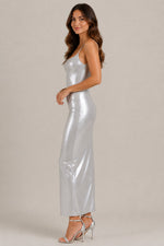 Women's Thin Strap Fitted Midi Dress