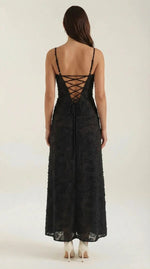 Women's Thin Strap Lace Midi Dress