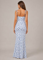 Women’s Tie Strap Bodycon Maxi Dress