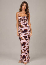 Women’s Tie Strap Bodycon Maxi Dress